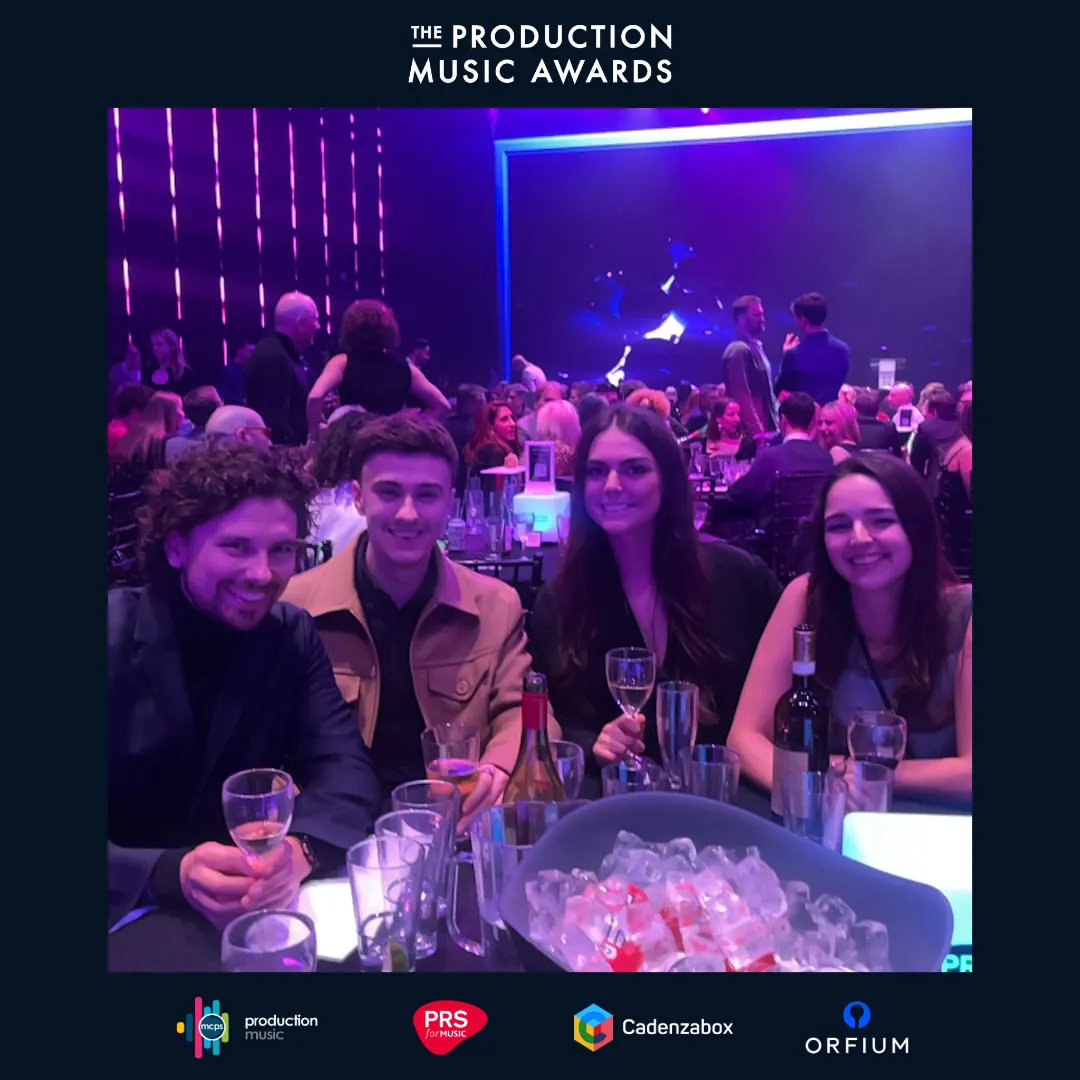 The Production Music Awards: virtual table booth