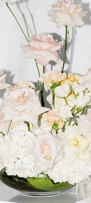 White wedding flowers