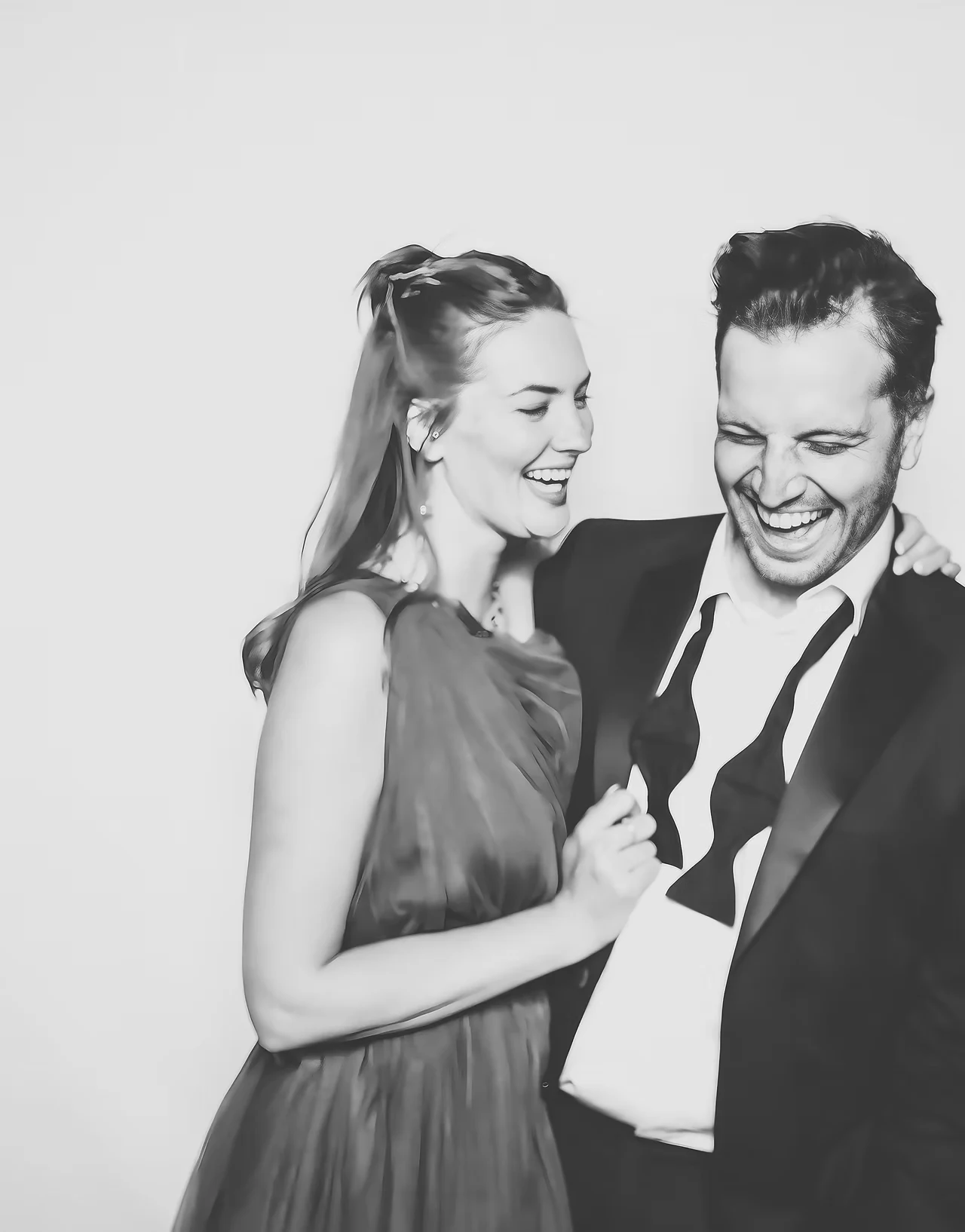 Reetu and James — black and white wedding Glam portrait